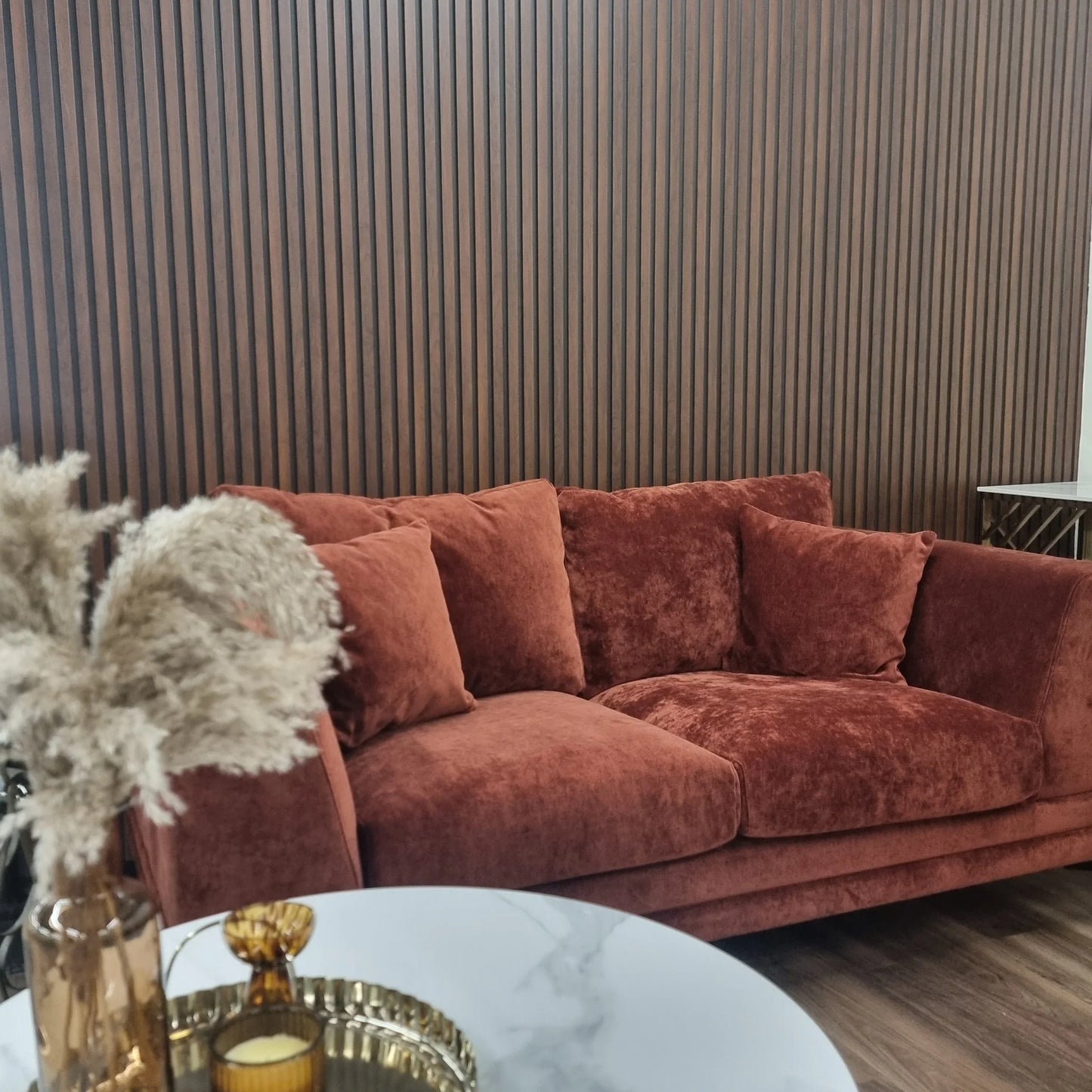 Wood Effect Slatted Wall Panels