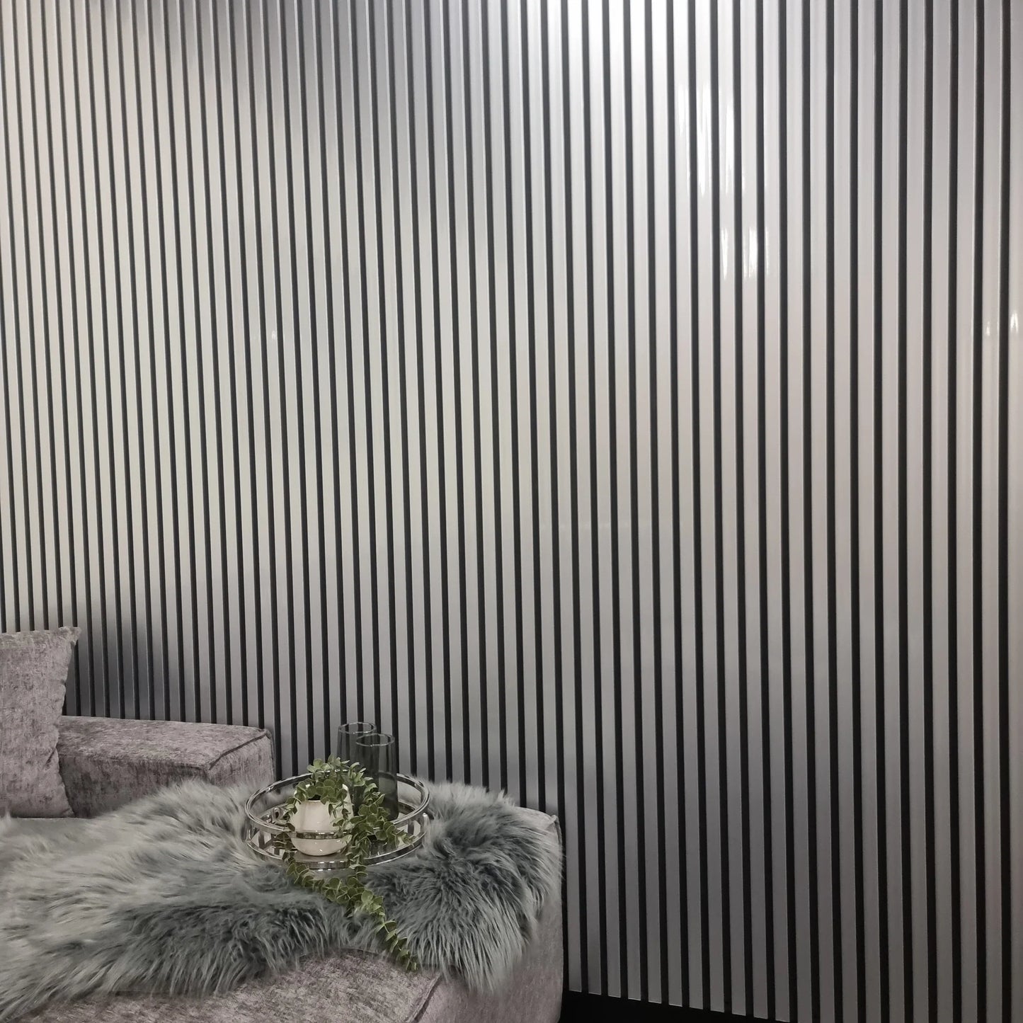Wood Effect Slatted Wall Panels