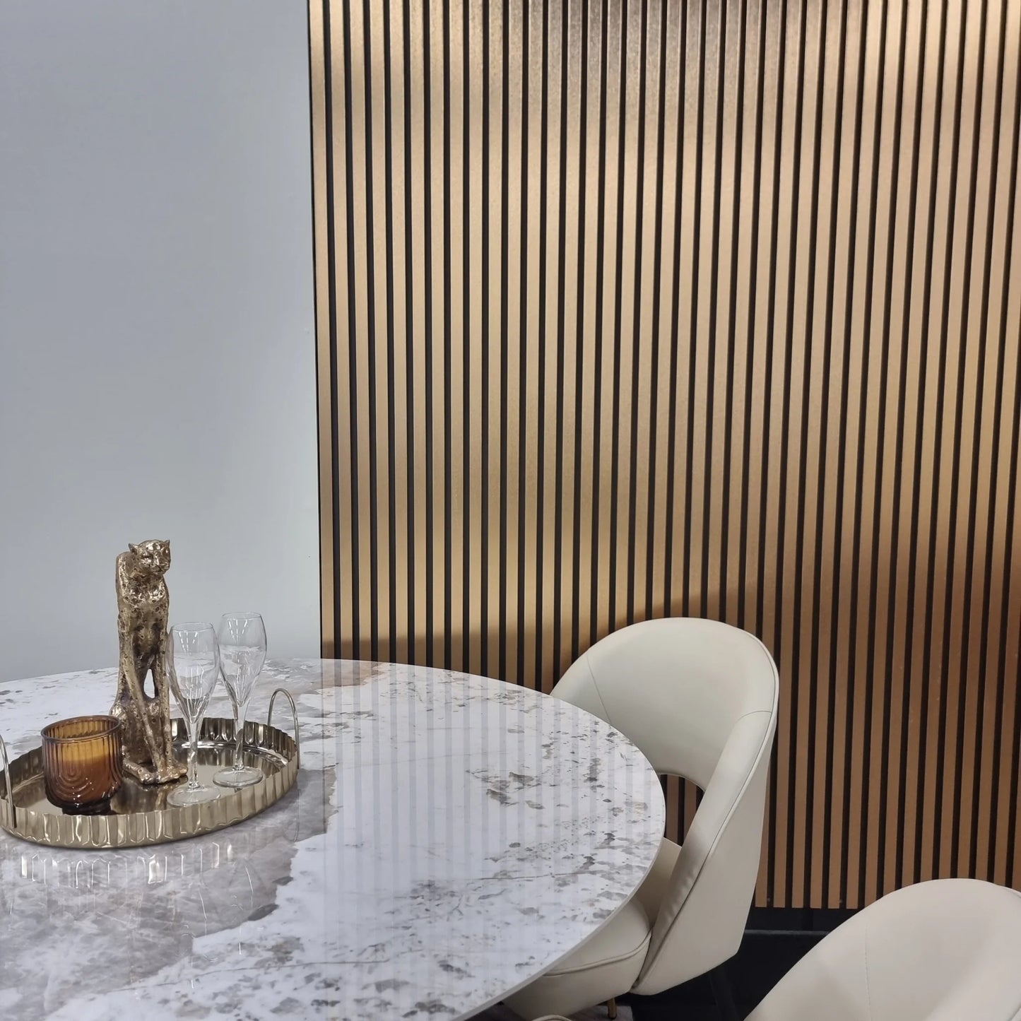 Wood Effect Slatted Wall Panels