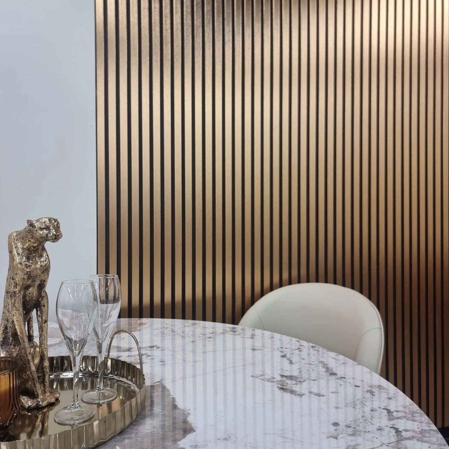 Wood Effect Slatted Wall Panels