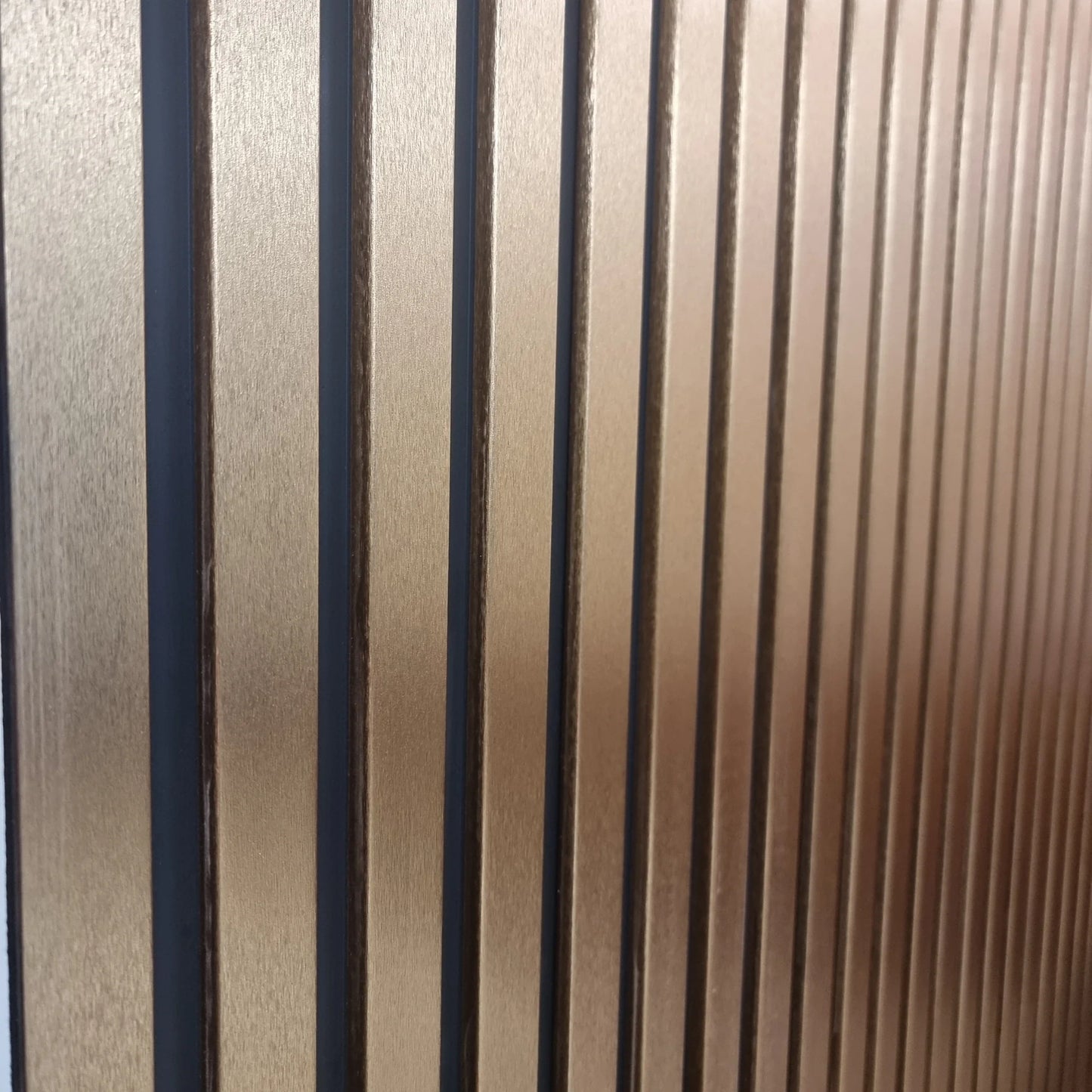 Wood Effect Slatted Wall Panels