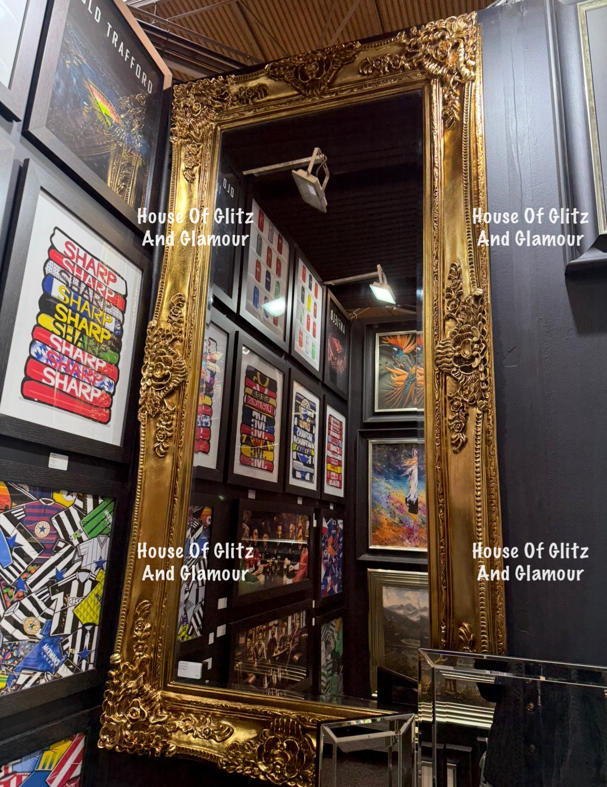 Roma Gold Mirror - ALL SIZES