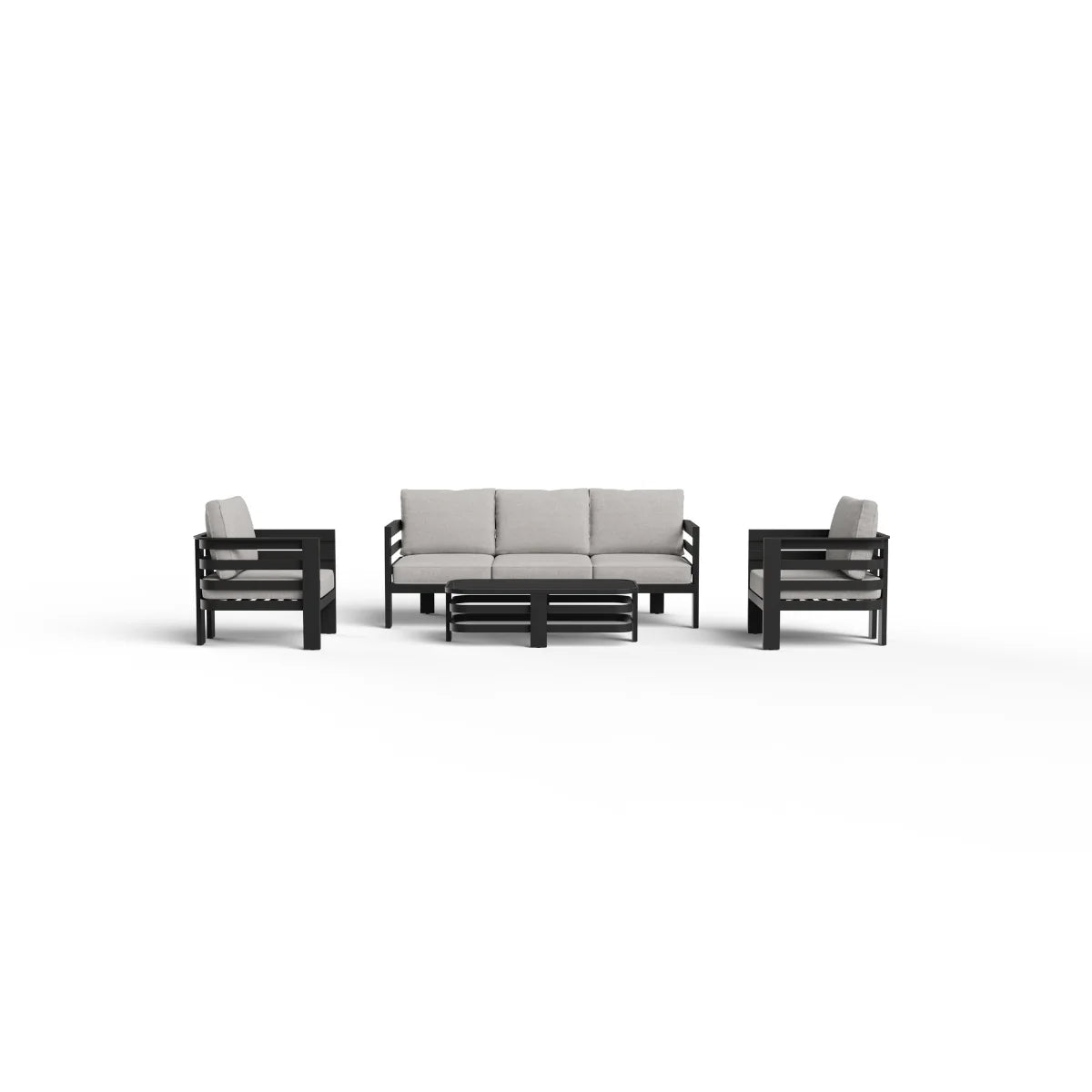 Athena Outdoor Lounge Set Onyx 5 Seater