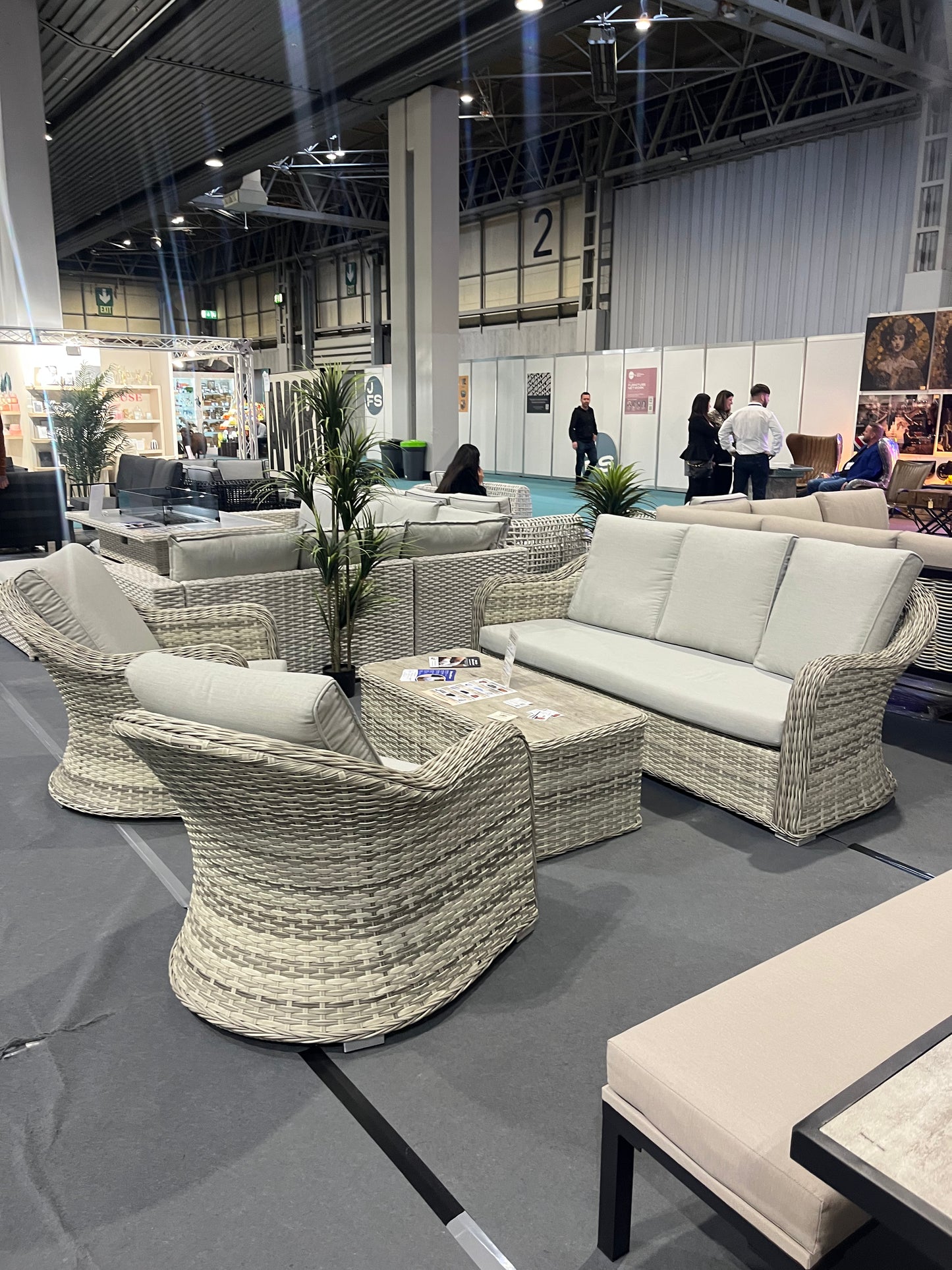 Bellagio 3 Seater and 2 Armchairs Rattan Set