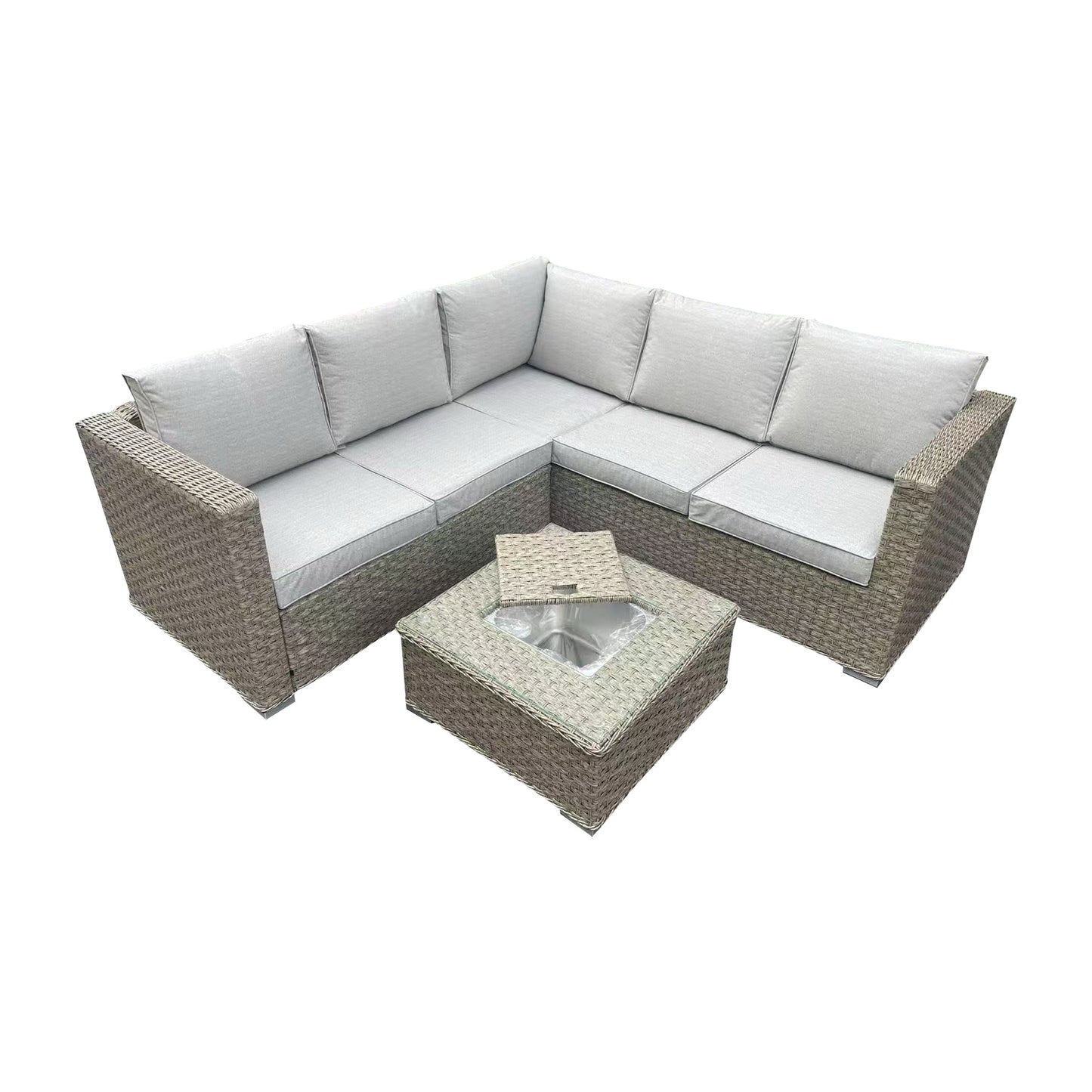 Harper Rattan Corner Sofa Set