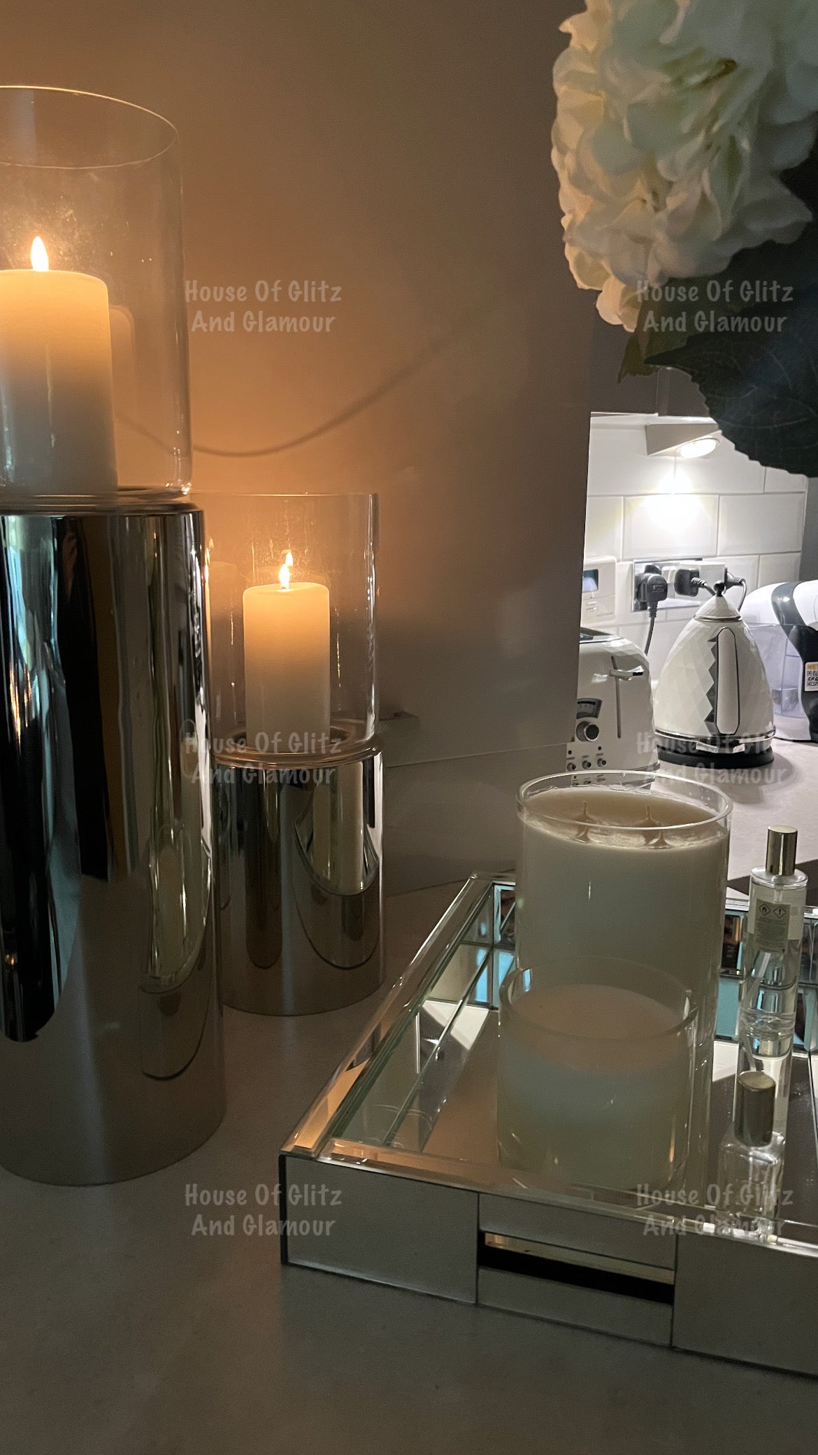 Aluminium Sleek Candle Holder