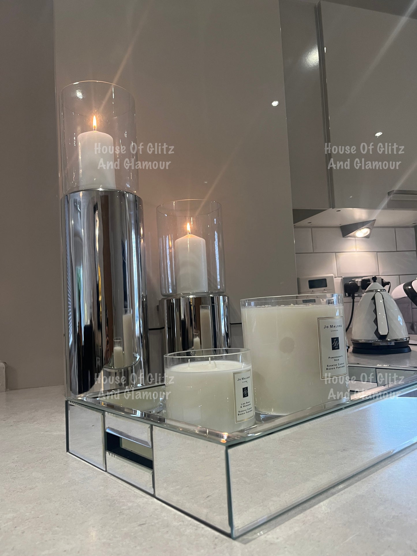 Aluminium Sleek Candle Holder