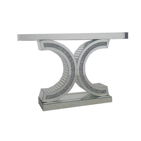 CC Crystal Mirror  Console Table 120cm x 33.5cm x 80cm