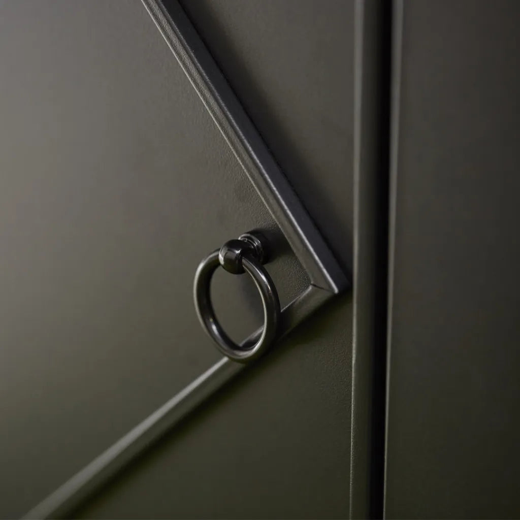 Large Tall Black Fire Pit