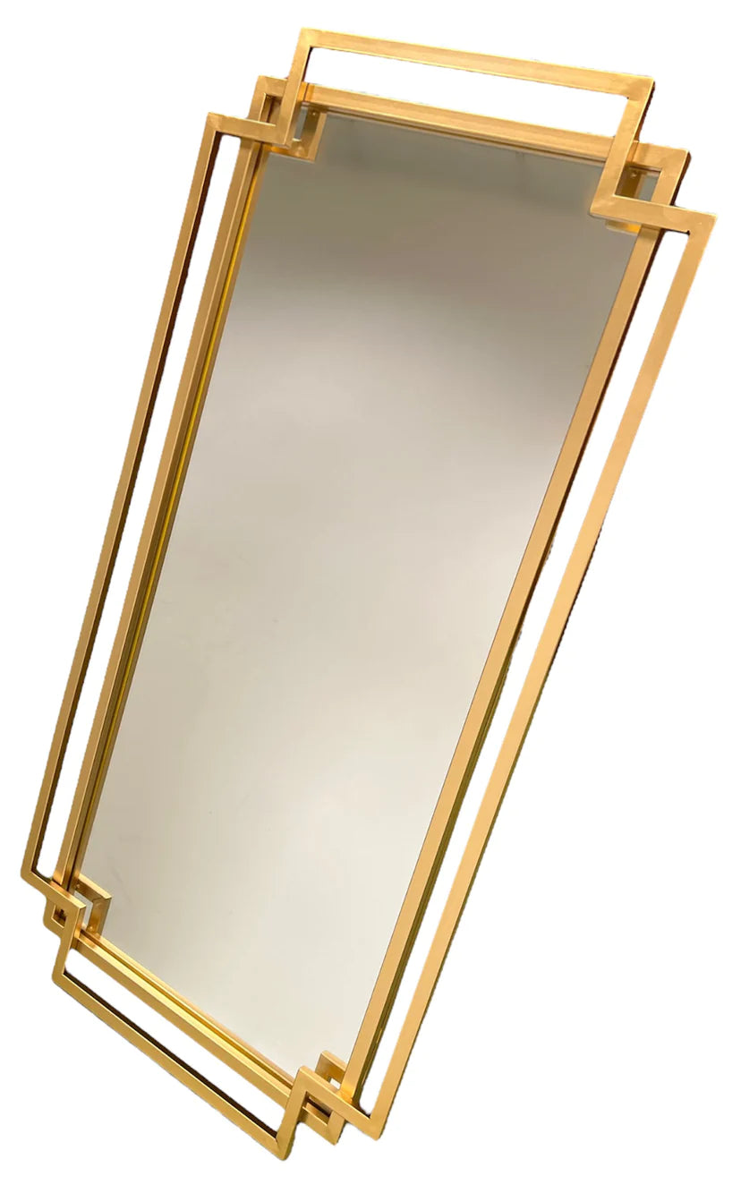 Gold Aztec Mirror