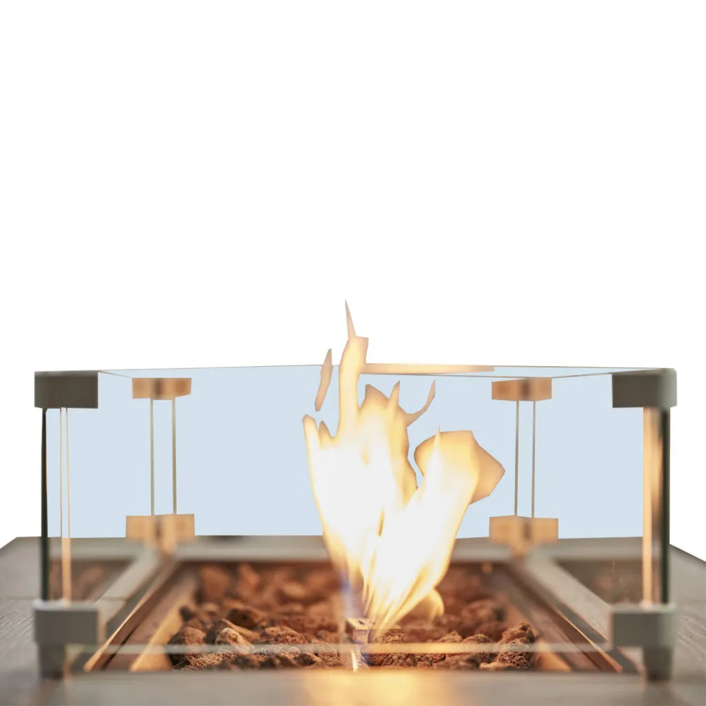 Large Tall Black Fire Pit
