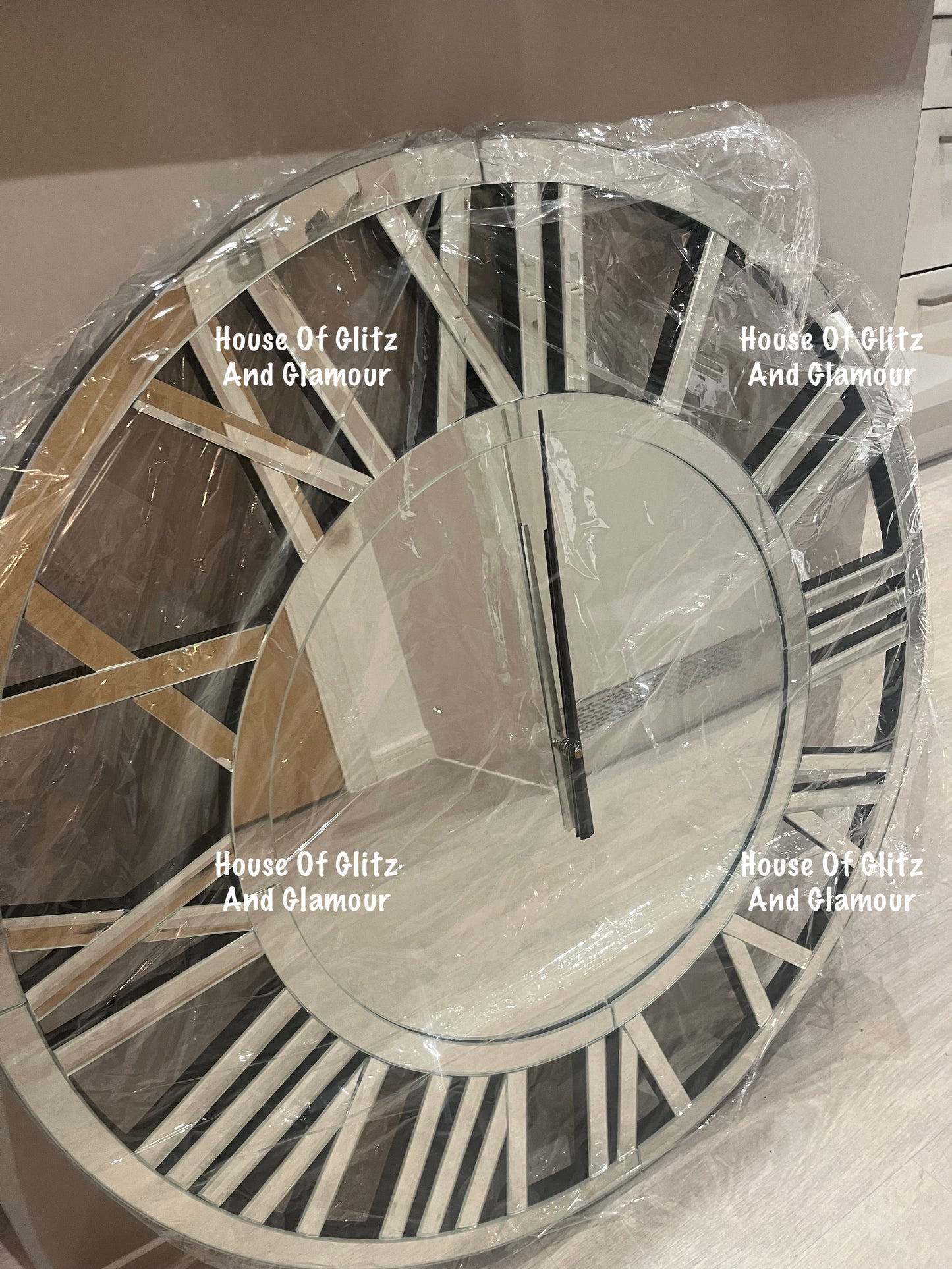 Extra Large Mirror Wall Clock