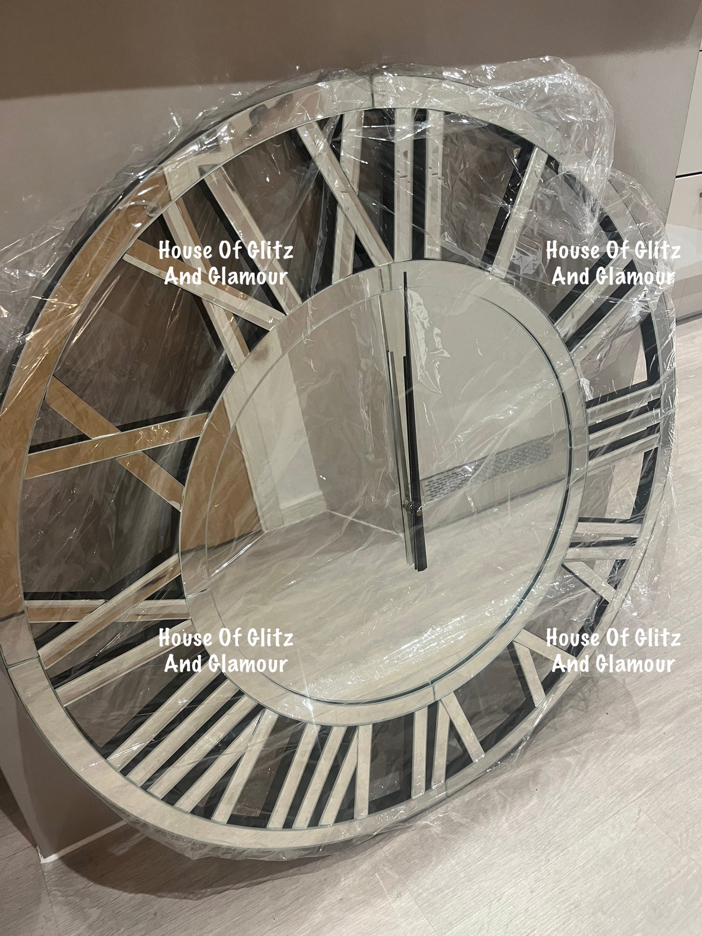Extra Large Mirror Wall Clock