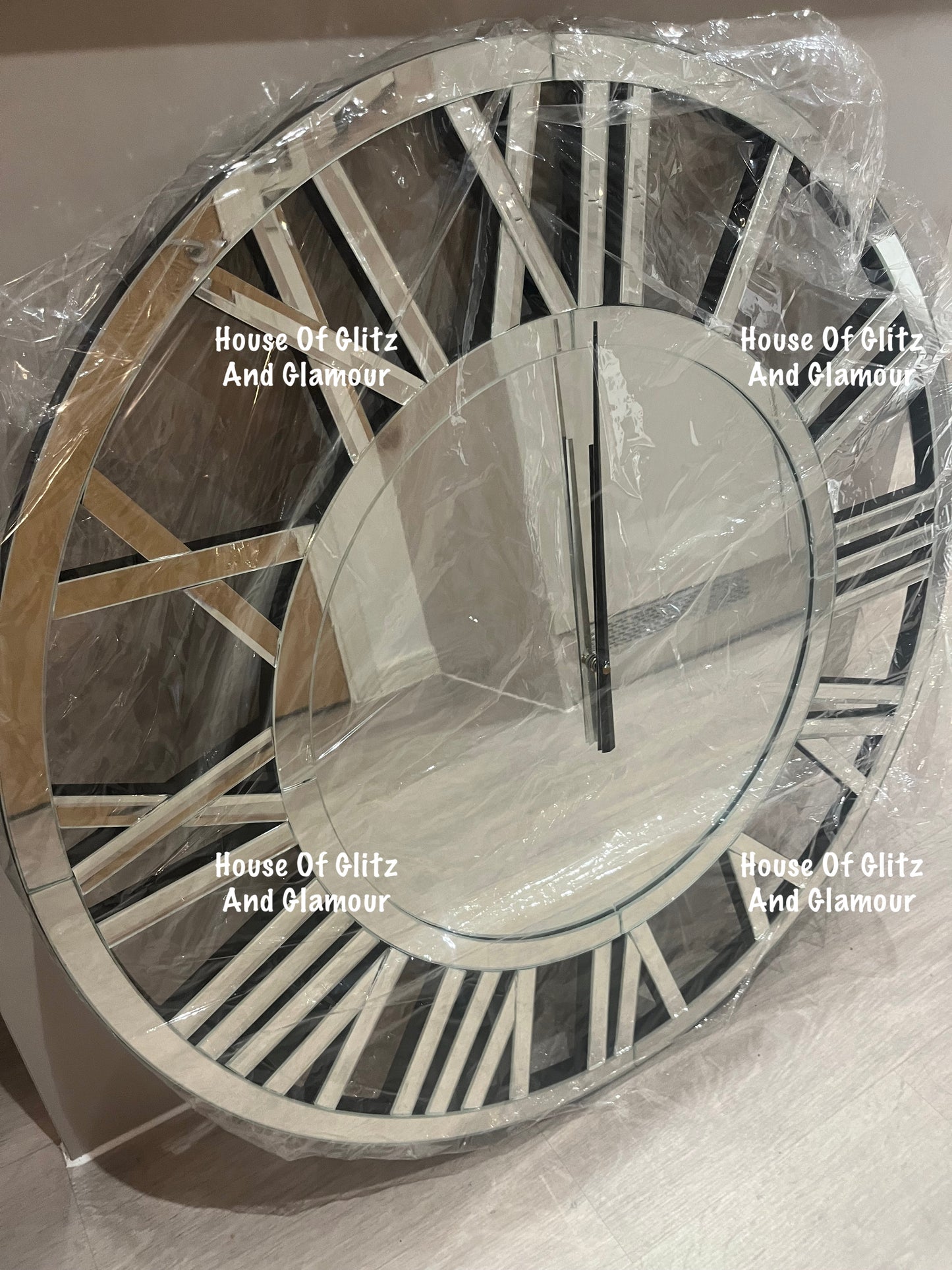 Extra Large Mirror Wall Clock