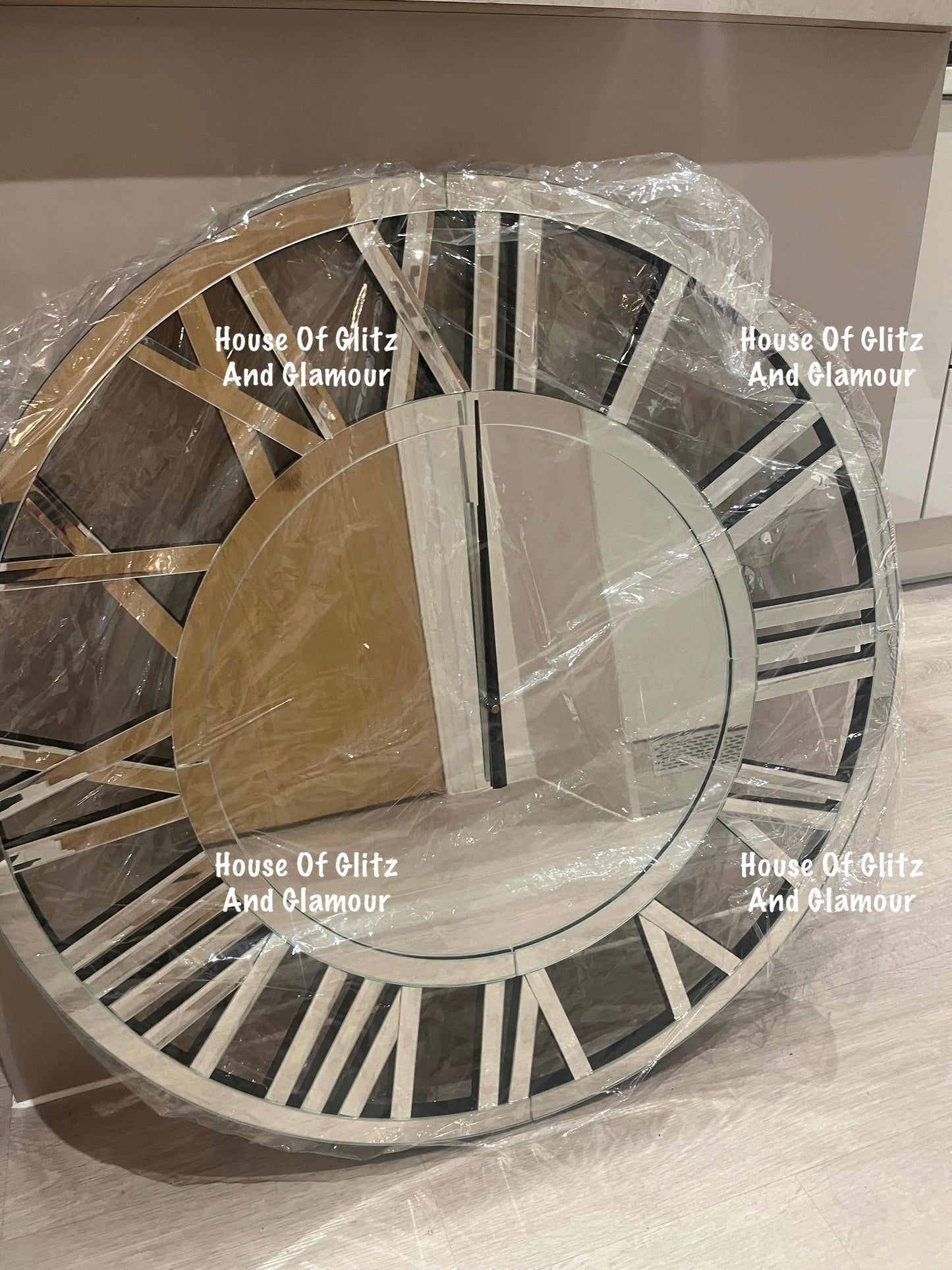 Extra Large Mirror Wall Clock