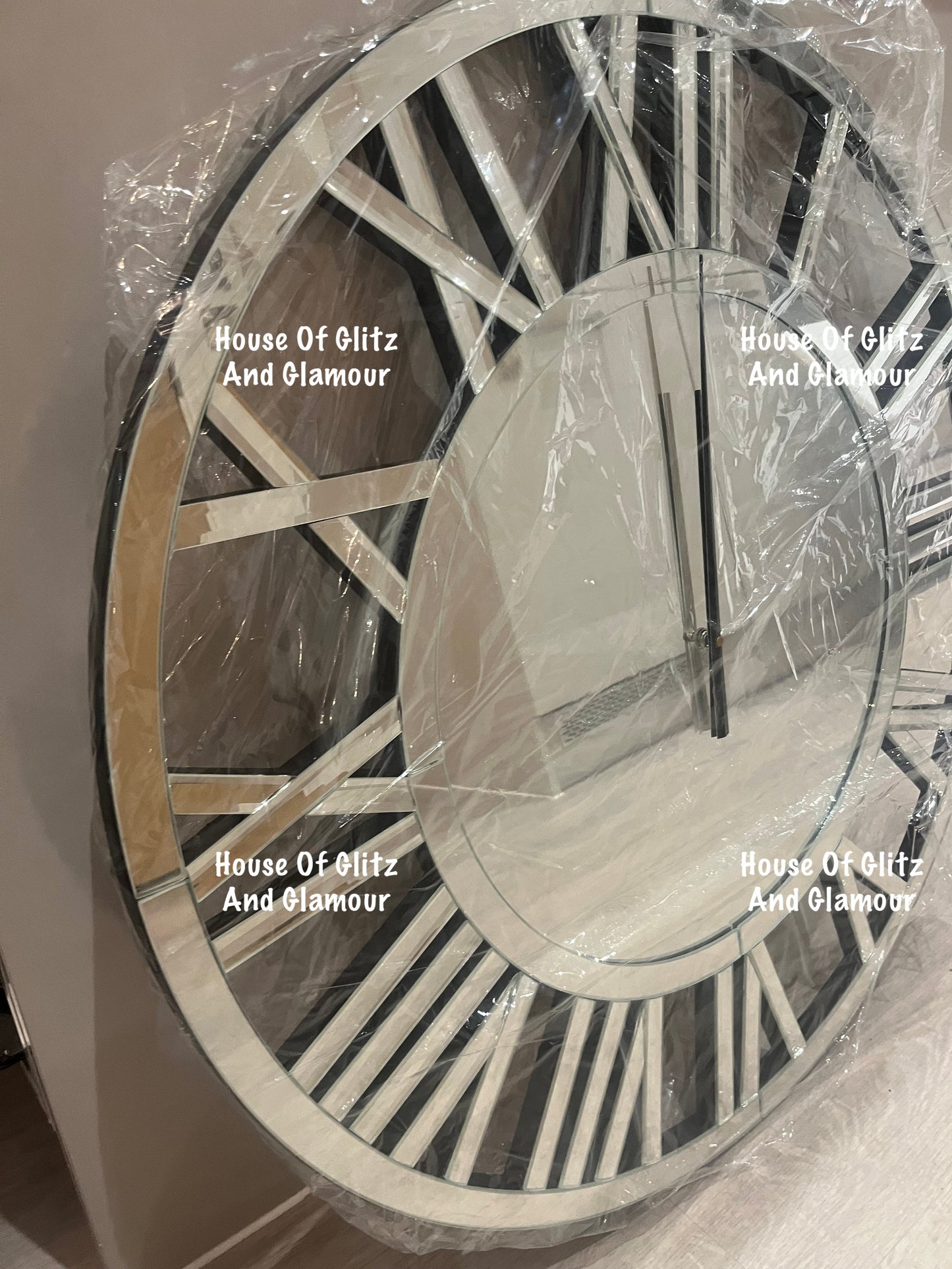 Extra Large Mirror Wall Clock