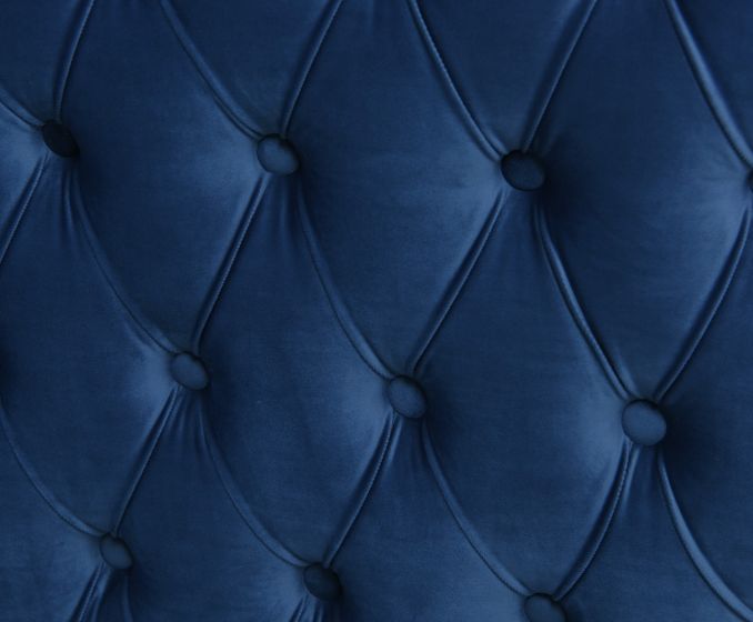 Mayfair Velvet Tufted Chair Royal Blue