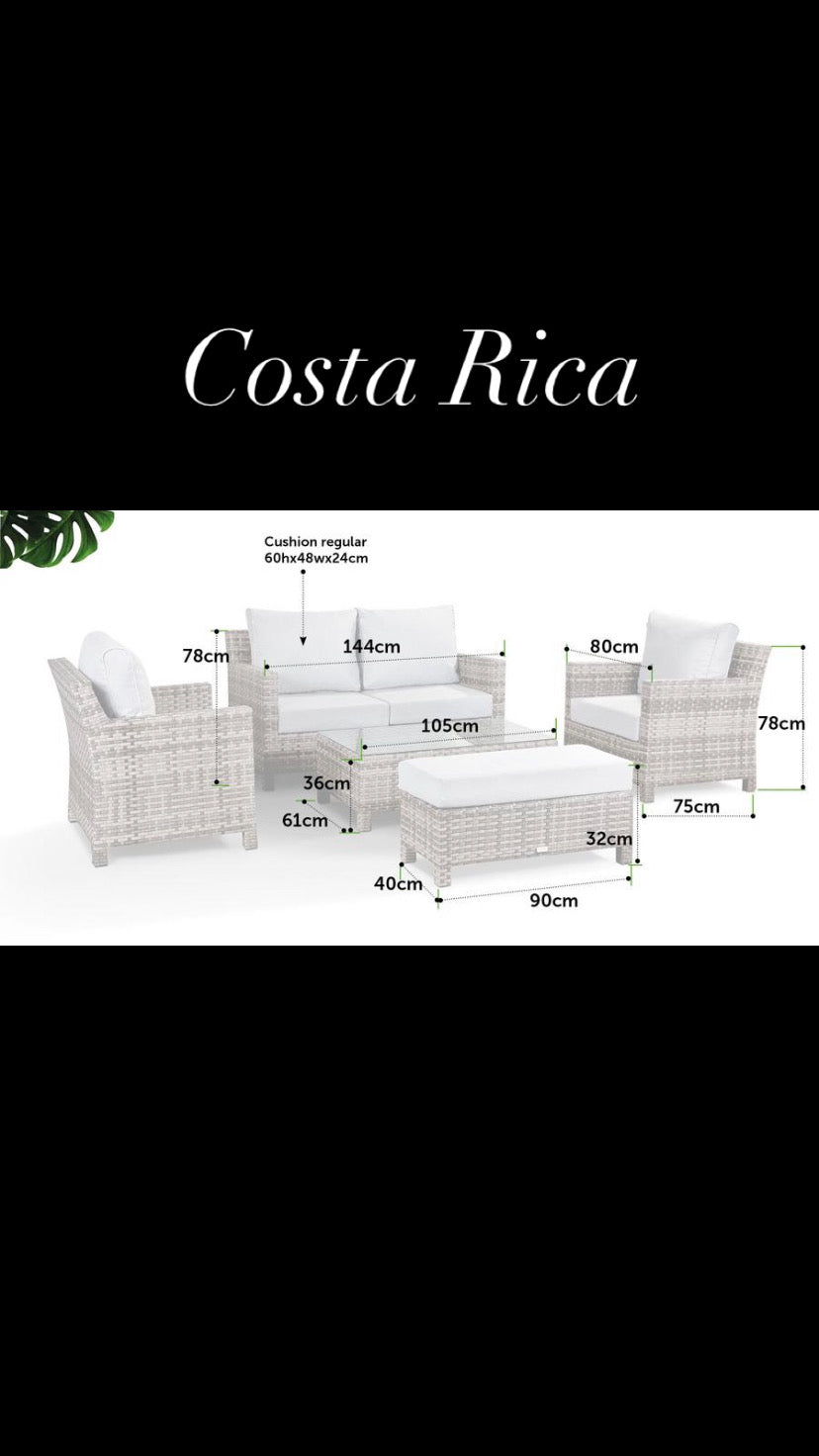 Costa Rica Conversation Sofa Set