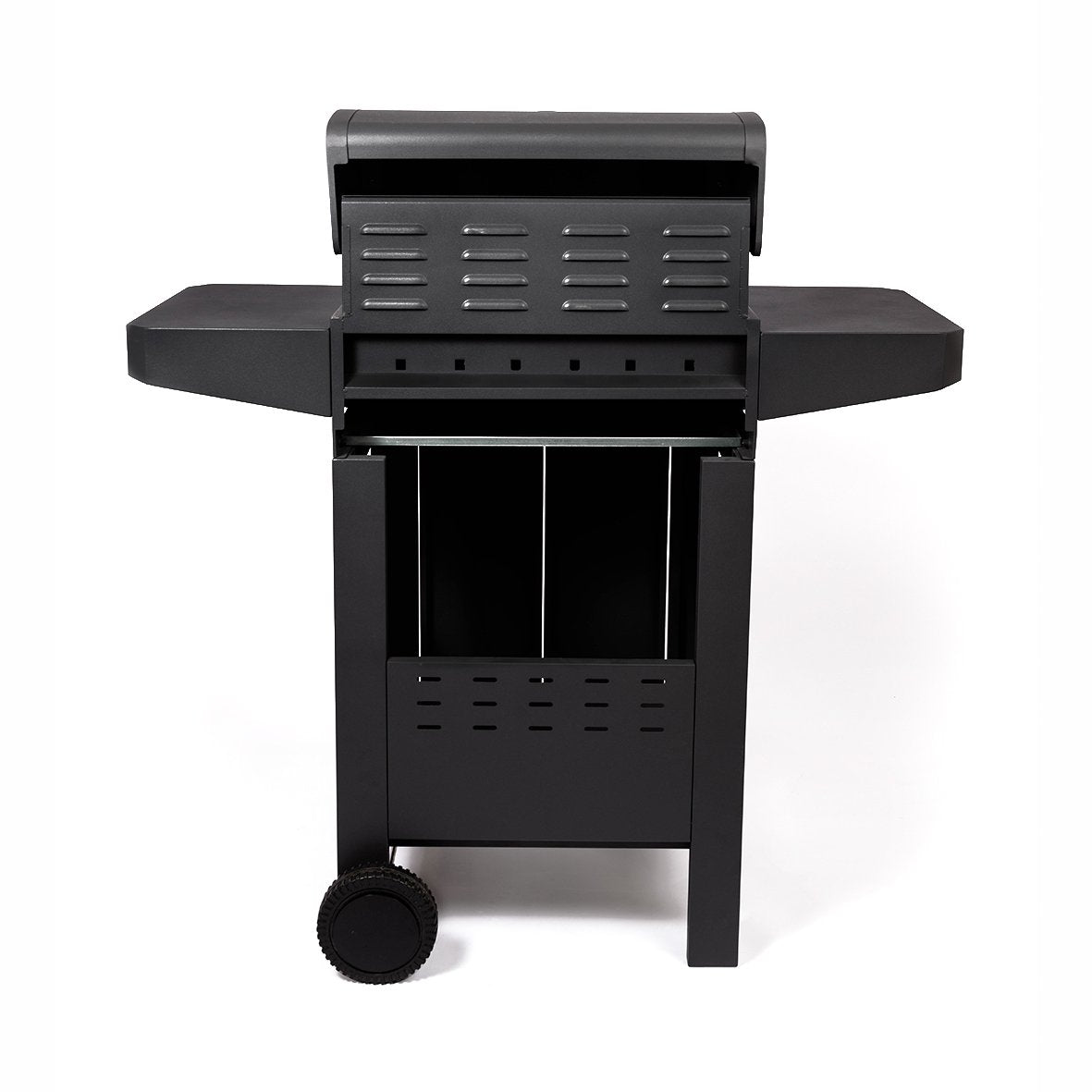 Fogo & Chama, 3 burner BBQ, rear view
