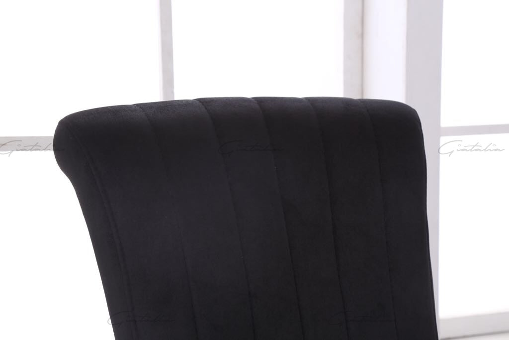 Lia Black High Back Dining Chair