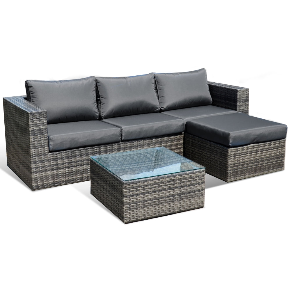 Santorini Sofa Set with Coffee Table & Chaise