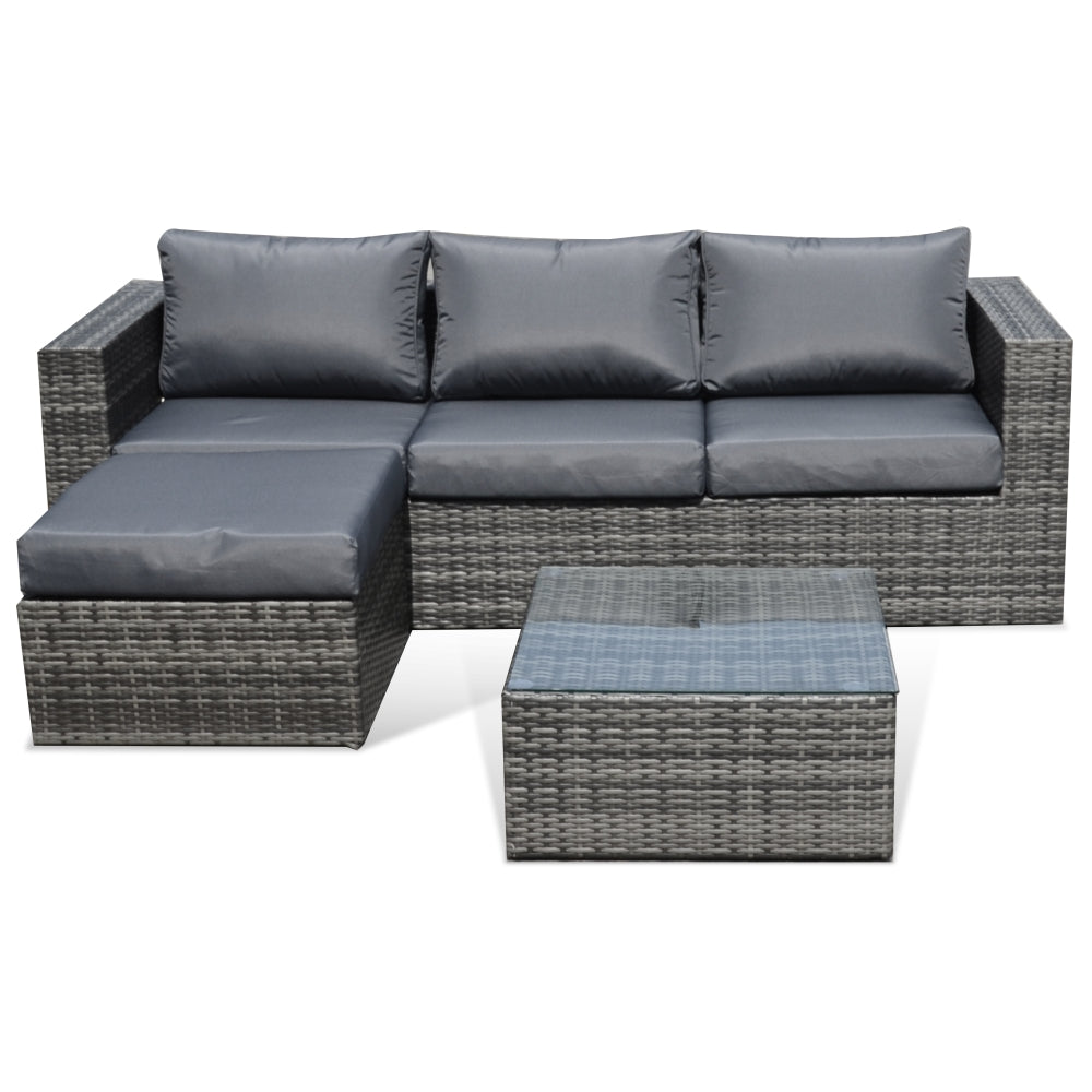 Santorini Sofa Set with Coffee Table & Chaise