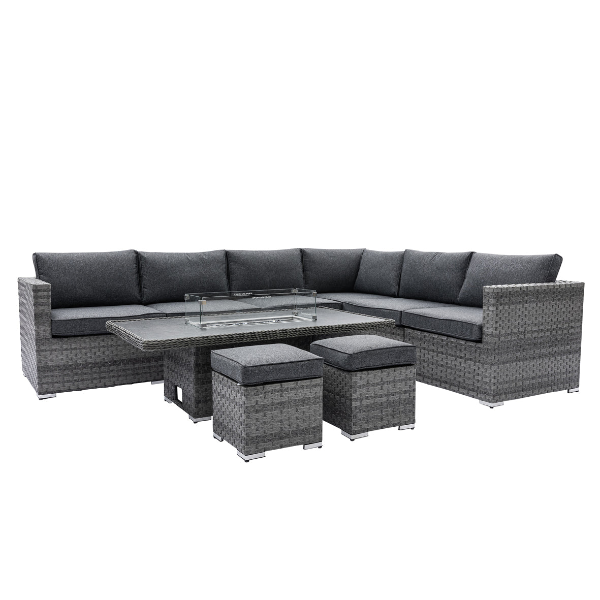 Montego Modular Corner Sofa & Coffee to Fire Pit Table
