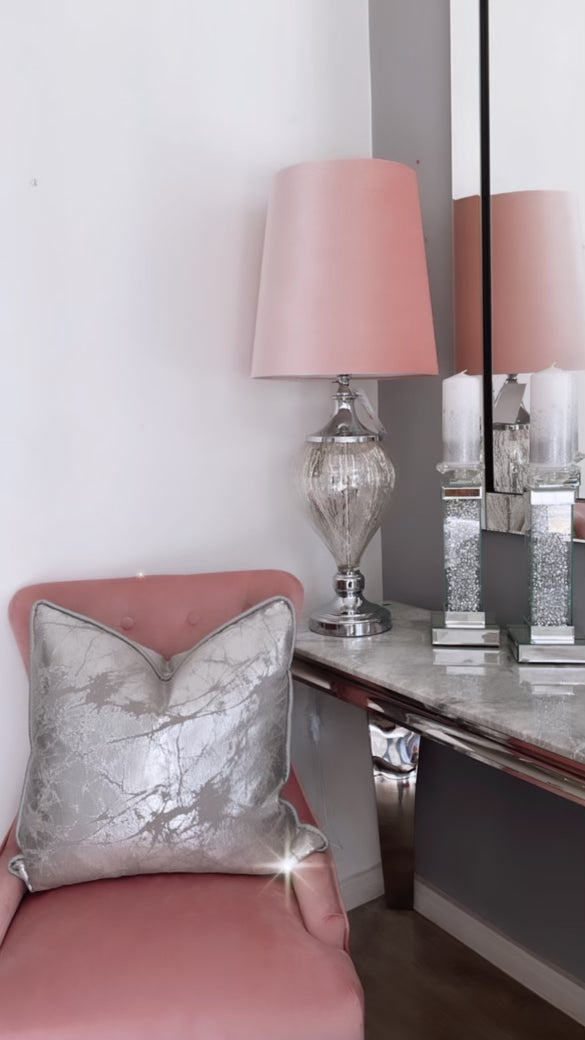 Paris Reversible Cushion in Silver / Pewter