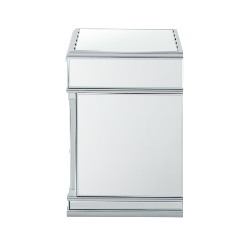 Venus Silver Mirror 3 Drawer Cabinet