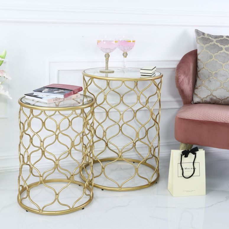 Gold Gin Glass with Diamante Ball and Stem Decoration
