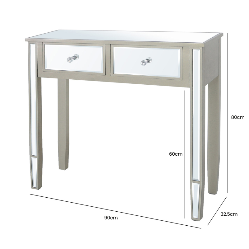 Apollo Vista Dark Champagne Console Table