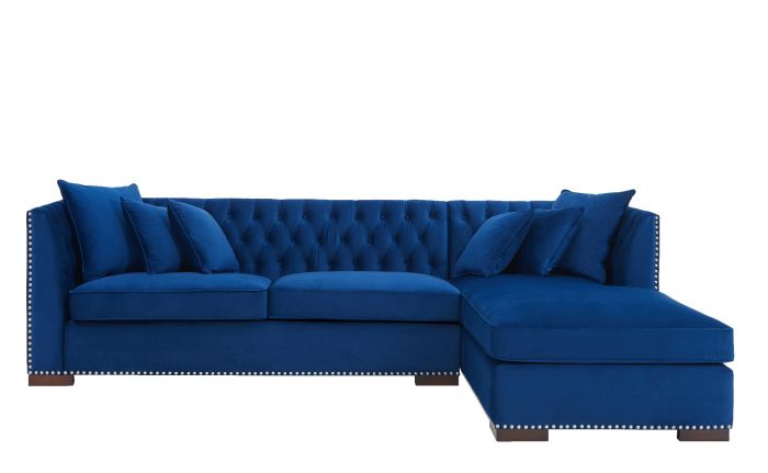 Royal Blue Chester Corner Suite - Right