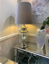 Load image into Gallery viewer, Large Bauble Lamp With 19inch Grey Shade