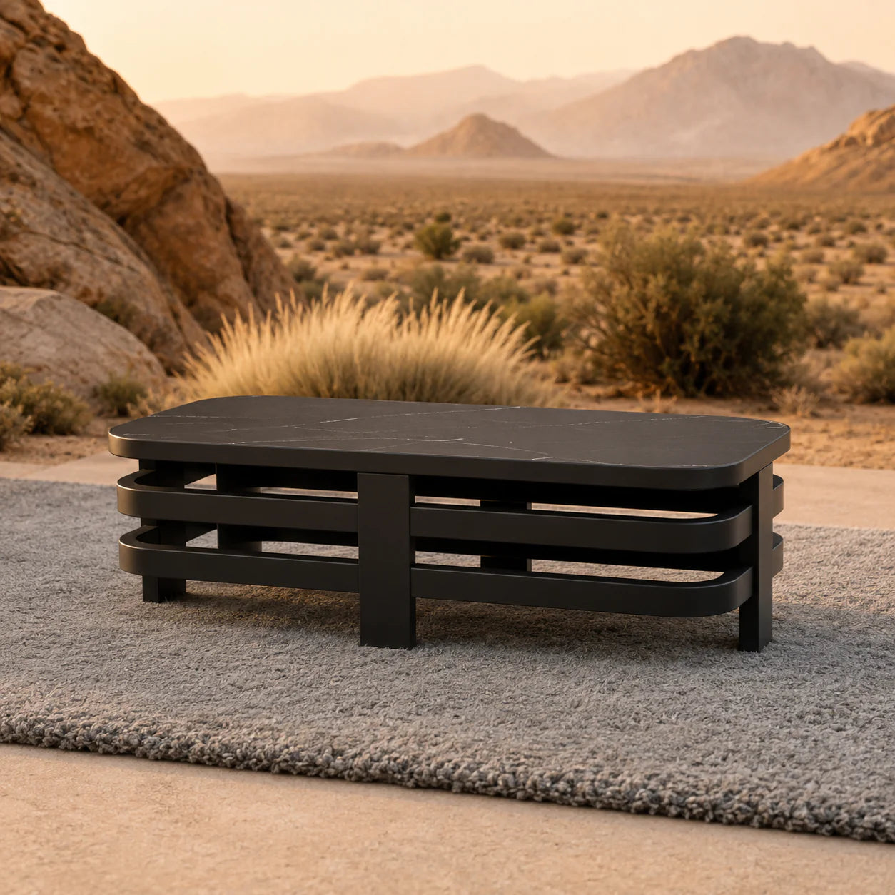 Athena Outdoor Lounge Set Onyx 5 Seater