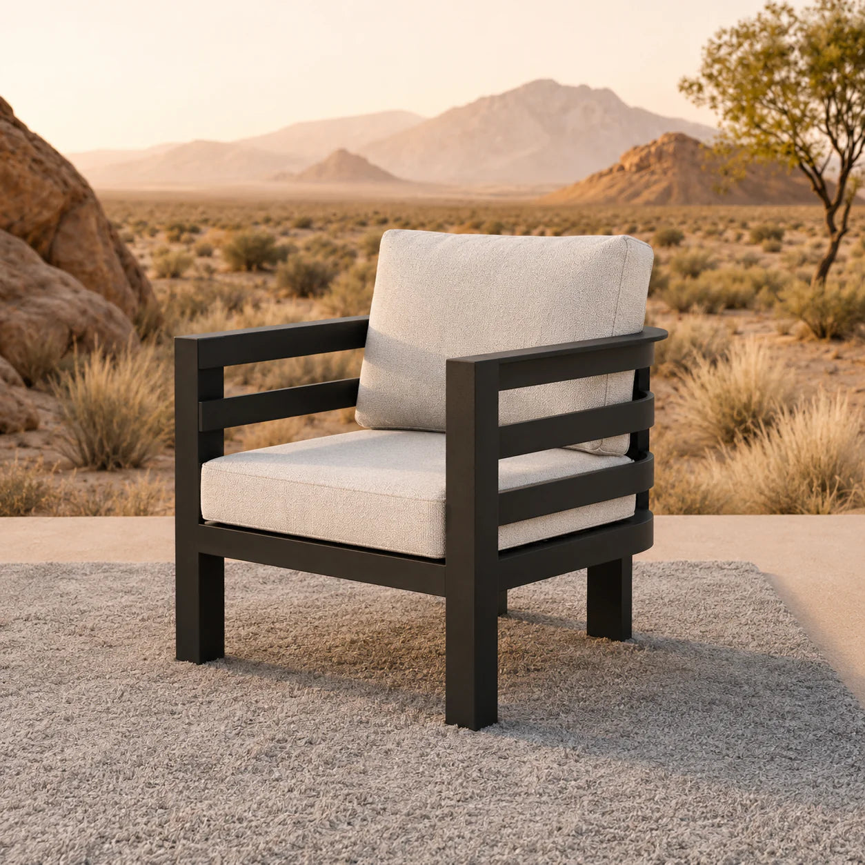 Athena Outdoor Lounge Set Onyx 5 Seater