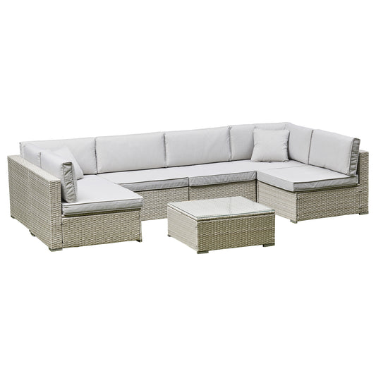 Penelope Rattan Corner Table Set