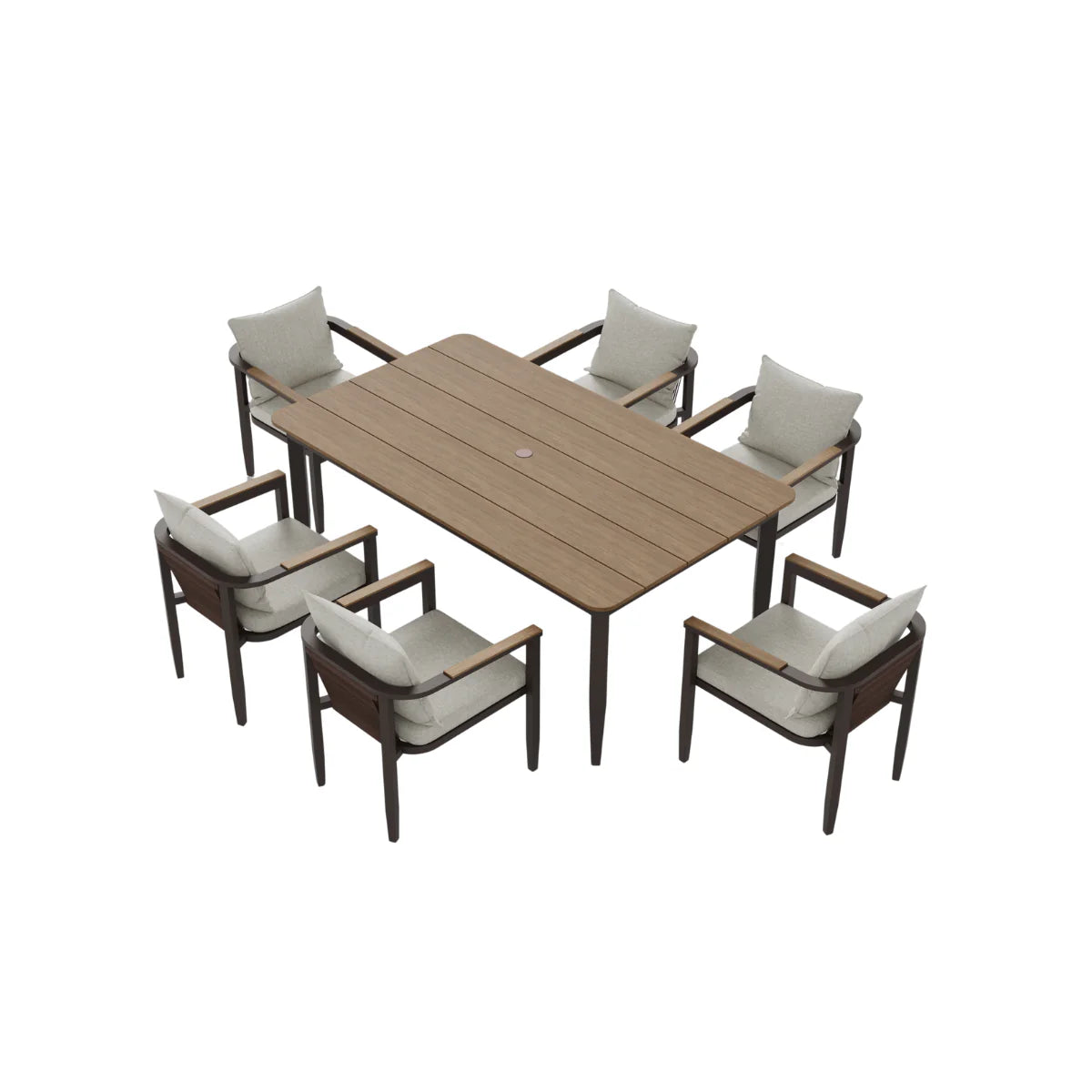 Hera 6 Seater Outdoor Dining Set