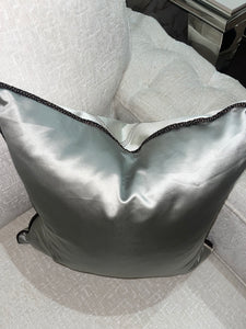 Silver Diamanté  Cushion