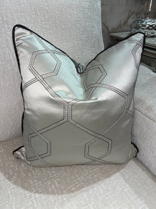 Silver Diamanté  Cushion