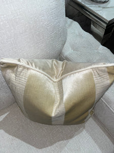 Stiped Cushion in Cream