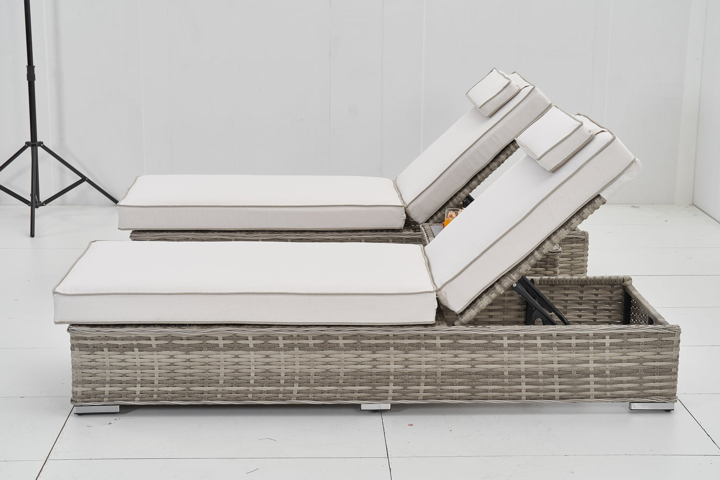 Marbella Luxury Sun Lounger Set with Side Table