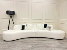 Load image into Gallery viewer, Miami Curved Boucle Sofa