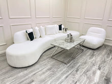 Load image into Gallery viewer, Miami Curved Boucle Sofa