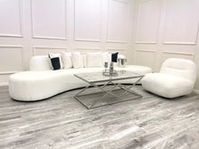 Load image into Gallery viewer, Miami Curved Boucle Sofa