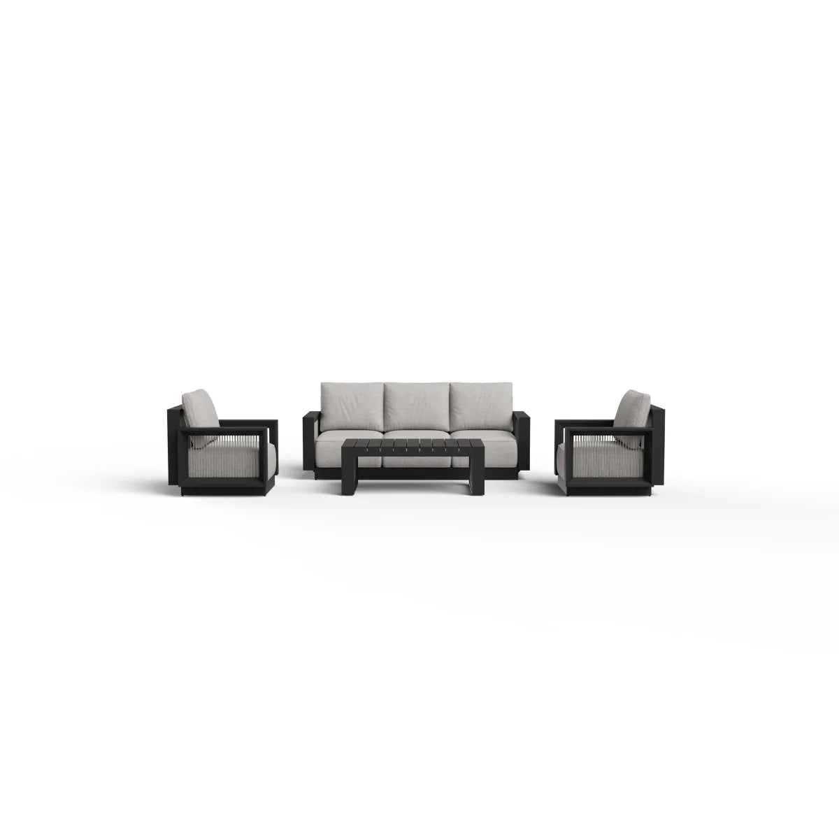 Demeter Outdoor Lounge Set Onyx 5 Seater