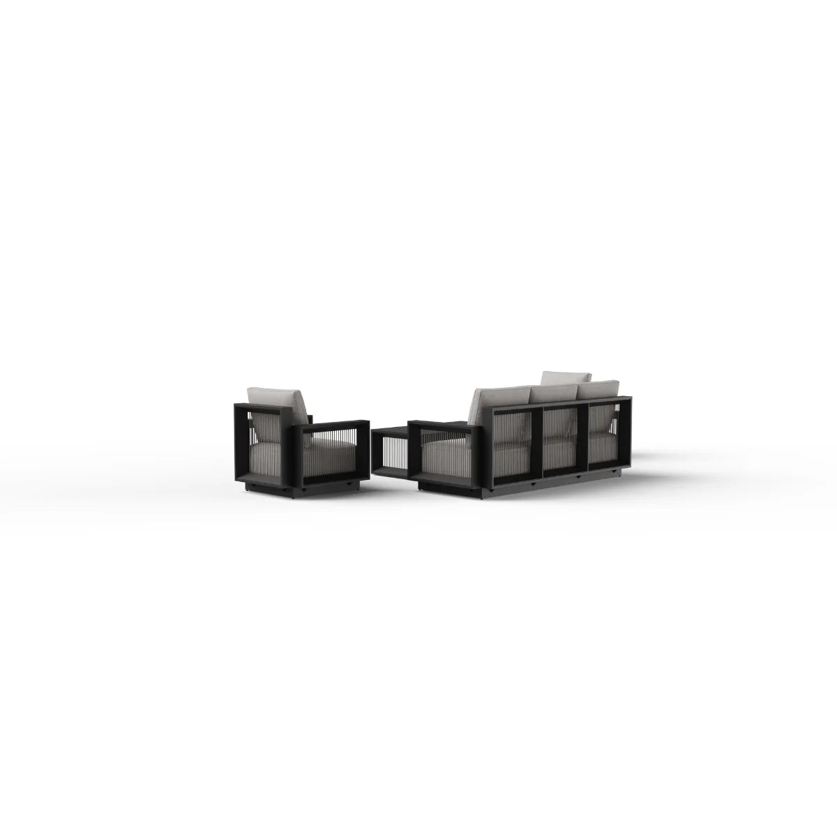 Demeter Outdoor Lounge Set Onyx 5 Seater