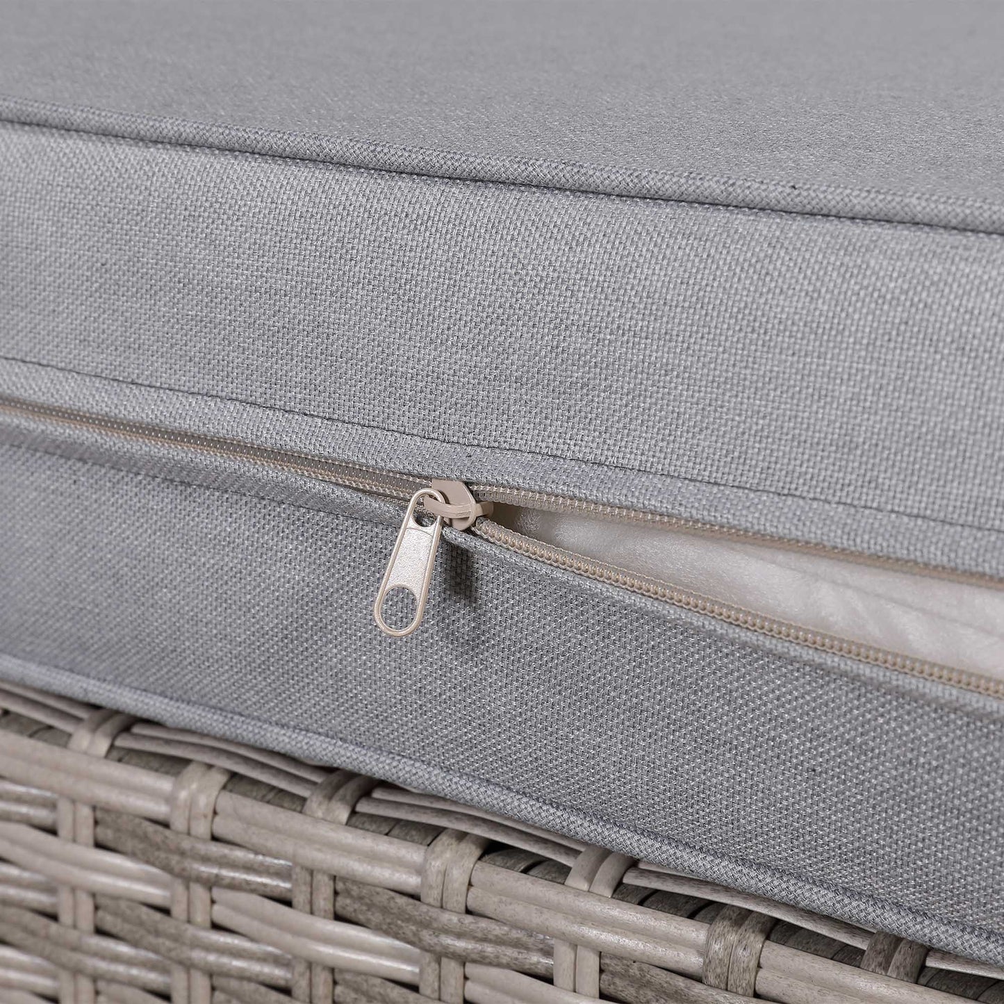 St Tropez High Back Left Hand Rattan Corner Sofa Set with Choice of Tables | April Pre-Order