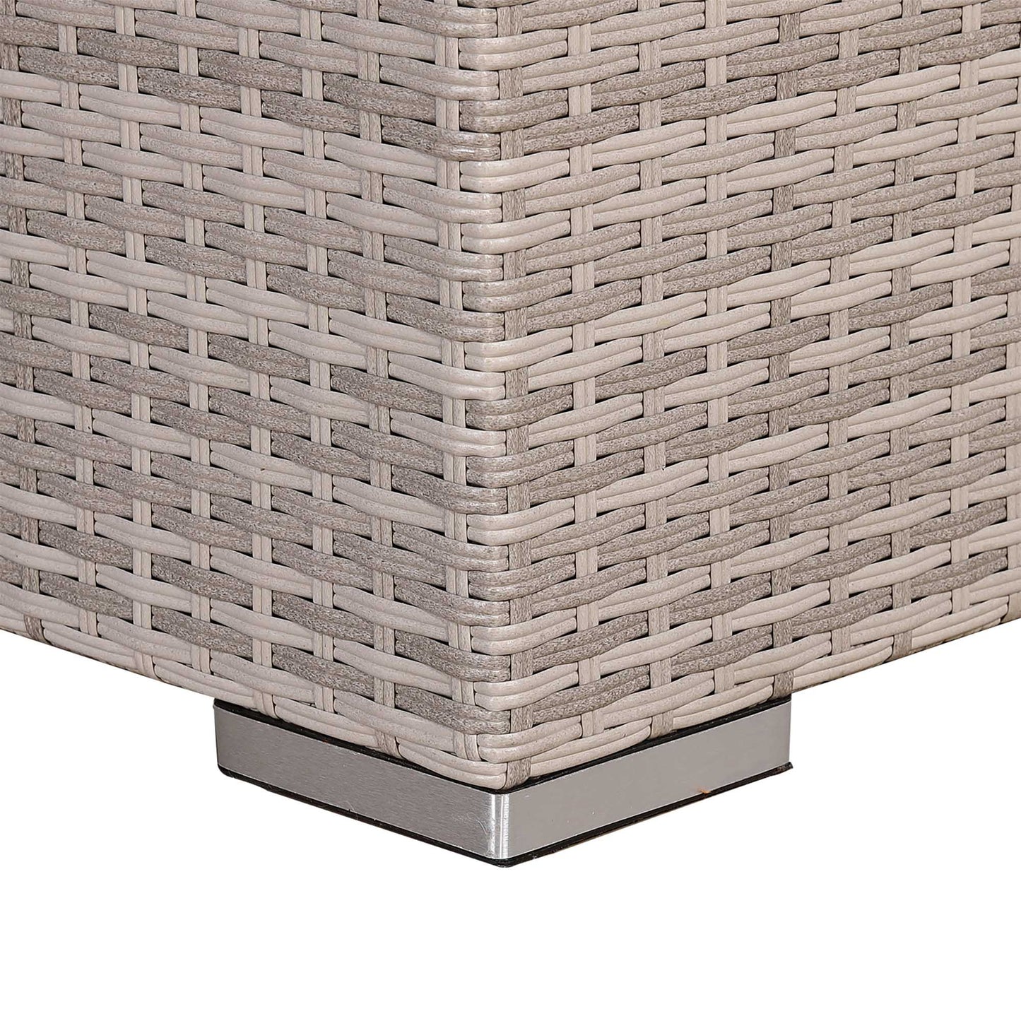 St Tropez High Back Left Hand Rattan Corner Sofa Set with Choice of Tables | April Pre-Order