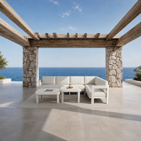 Aphrodite Outdoor Range 8 Seater Corner Lounge Set