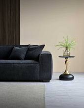 Load image into Gallery viewer, Aluxo Dakota 4 seater with Chaise in Midnight Boucle
